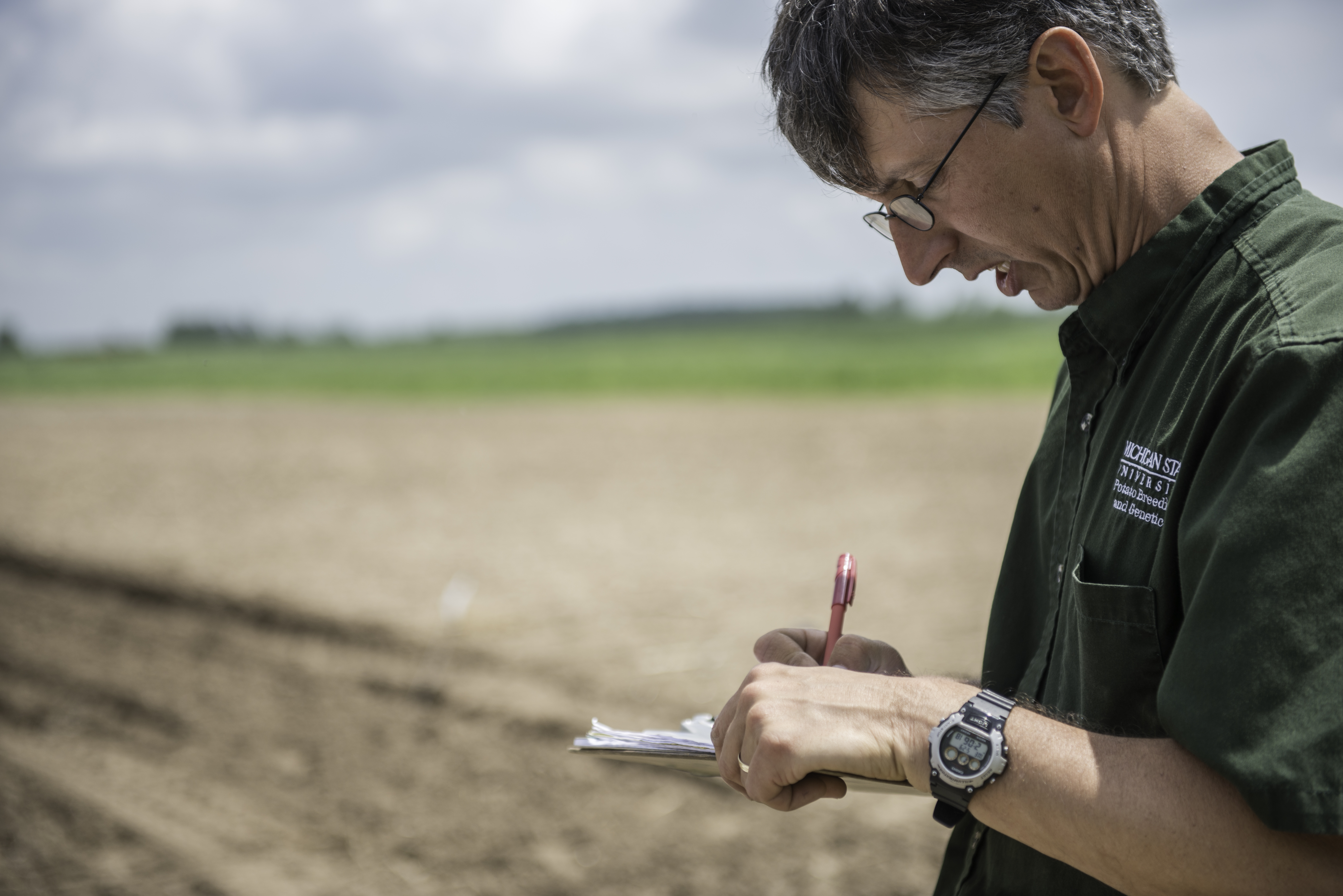 Dave Douches in the Field